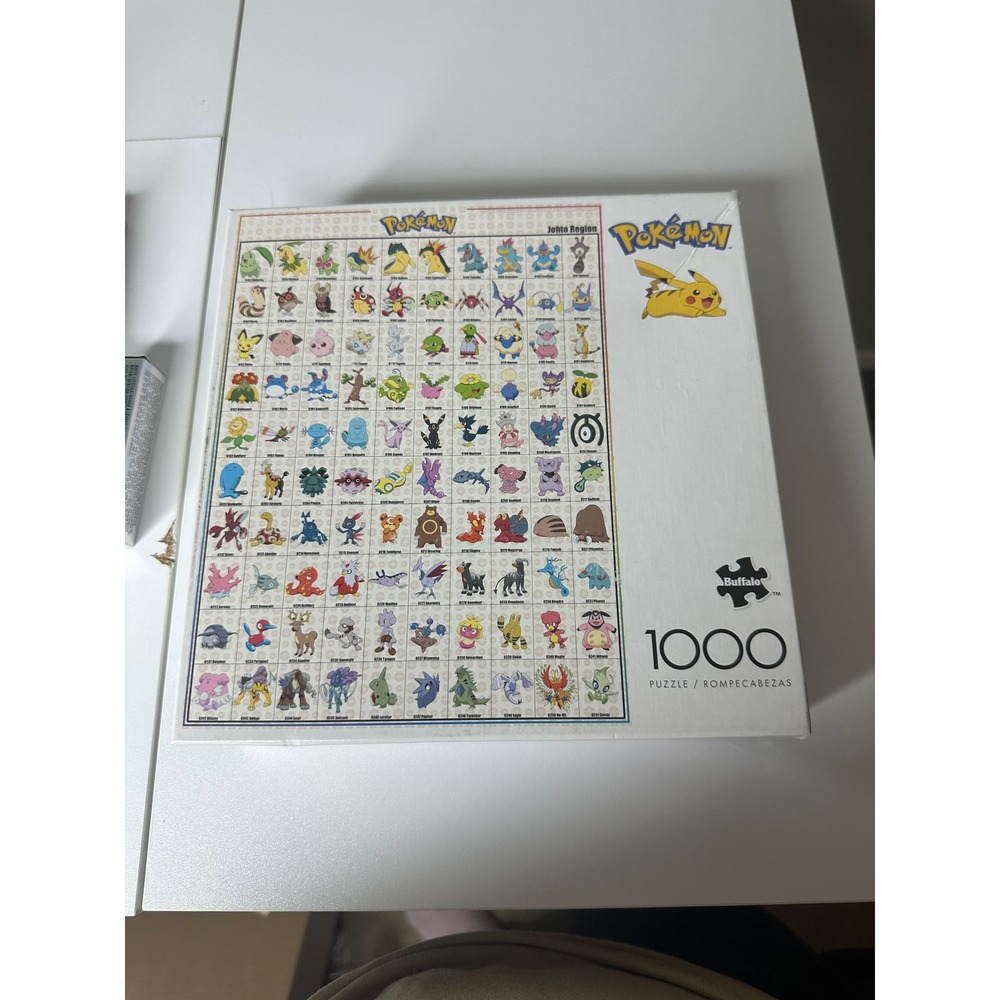 Buffalo Pokemon Jigsaw Puzzle Unisex 1000pc White New Johto Region 10600